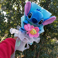 Anime Lilo and Stitch Bouquet Stuffed Plush Doll Toy for Valentine's Day, Christmas, Birthday - Lusy Store LLC