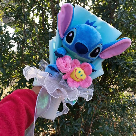 Anime Lilo and Stitch Bouquet Stuffed Plush Doll Toy for Valentine's Day, Christmas, Birthday - Lusy Store LLC