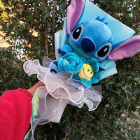 Anime Lilo and Stitch Bouquet Stuffed Plush Doll Toy for Valentine's Day, Christmas, Birthday - Lusy Store LLC