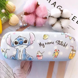 Anime Stitch Glasses Case - Hard Shell Glasses Holder with Soft Velvet Lining - Perfect for Students - Lusy Store LLC