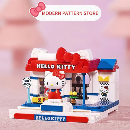 Assembled Toy Building Blocks Hello Kitty Kuromi Cinnamoroll My Melody Model Children Gifts - Lusy Store LLC