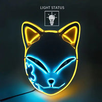 Halloween LED Cat Mask - Lusy Store LLC 