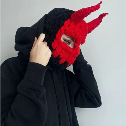 Halloween Knitted Balaclava Hat - Lusy Store LLC 