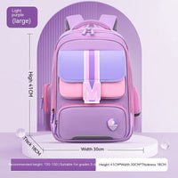 Baby Burden Relief Spine Protection Primary School Student Schoolbag Large Capacity Lightweight Children Backpack - Lusy Store LLC