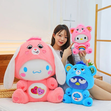 Badtz Maru Plush Hello Kitty Cinnamoroll Cute Big Size Cross - Dressing Lotso Soft Stuffed Pillow Gift - Lusy Store LLC