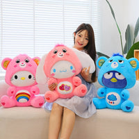 Badtz Maru Plush Hello Kitty Cinnamoroll Cute Big Size Cross - Dressing Lotso Soft Stuffed Pillow Gift - Lusy Store LLC