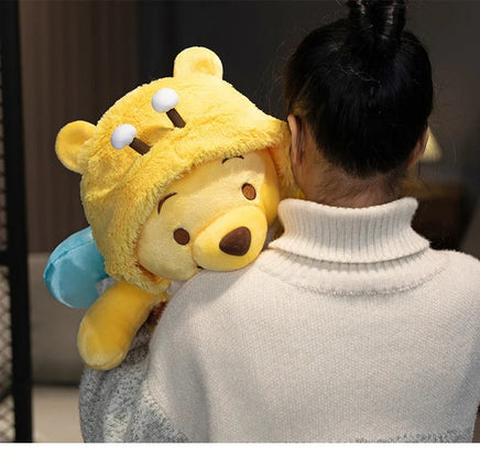 Bee Winnie The Pooh Plush Toys Pillow Kawaii Anime 50cm Bear Stuffed Doll Toys For Children's Gifts - Lusy Store LLC