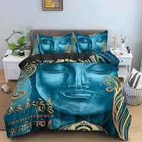 Buddha Bedding Set 3D Meditation Duvet Covers With Pillow Cover Case Home Decor Double Queen King Size - Lusy Store LLC