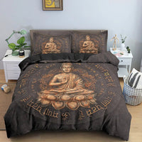 Buddha Bedding Set 3D Meditation Duvet Covers With Pillow Cover Case Home Decor Double Queen King Size - Lusy Store LLC