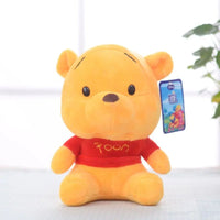 Cartoon Plush Winnie The Pooh Mickey Minnie Tigger Piggy Short Stuffed Animal Children's Holiday Gift - Lusy Store LLC