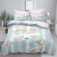 Cinnamoroll Bedding Set Full Queen King Size Children Teens Bedroom Decor Gift - Lusy Store LLC