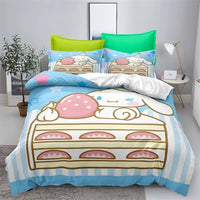 Cinnamoroll Bedding Set Full Queen King Size Children Teens Bedroom Decor Gift - Lusy Store LLC