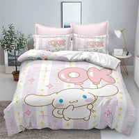 Cinnamoroll Bedding Set Full Queen King Size Children Teens Bedroom Decor Gift - Lusy Store LLC