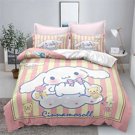 Cinnamoroll Bedding Set Full Queen King Size Children Teens Bedroom Decor Gift - Lusy Store LLC