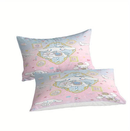 Cinnamoroll Bedding Set Soft and Comfortable Quilt Cover and Pillowcases Room Decoration - Lusy Store LLC