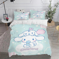 Cinnamoroll Duvet Cover Anime Cartoon Children King Size Bedding Set Queen Twin - Lusy Store LLC