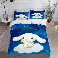 Cinnamoroll Duvet Cover Anime Cartoon Children King Size Bedding Set Queen Twin - Lusy Store LLC