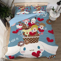 Cinnamoroll Duvet Cover Bedding Set Double Twin King Children Baby Girls Bedroom Decorations Gifts - Lusy Store LLC