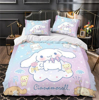 Cinnamoroll Soft Comfort Bedding Set Duvet Cover and Pillowcases for Bedroom - Lusy Store LLC