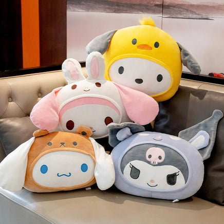 Cinnamoroll Stuffed Anime Kuromi My Melody Pochacco Back Cushion Throw Pillow Sofa Bed Home Decor Xmas Gifts - Lusy Store LLC