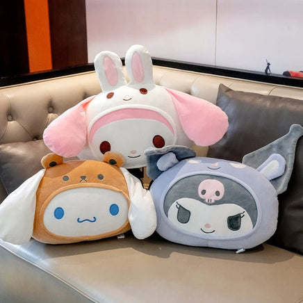 Cinnamoroll Stuffed Anime Kuromi My Melody Pochacco Back Cushion Throw Pillow Sofa Bed Home Decor Xmas Gifts - Lusy Store LLC