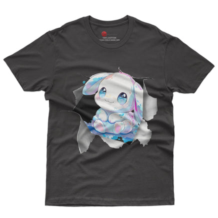 Cinnamoroll tee shirt - 3D Cute funny graphic tees - Unisex novelty cotton t shirt - Lusy Store LLC