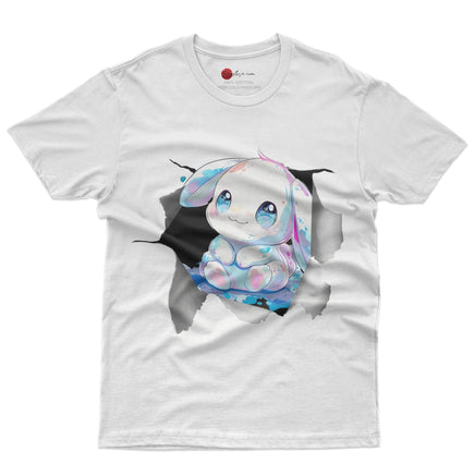 Cinnamoroll tee shirt - 3D Cute funny graphic tees - Unisex novelty cotton t shirt - Lusy Store LLC