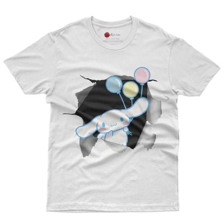 Cinnamoroll tee shirt - Cute funny graphic tees - Unisex novelty cotton t shirt - Lusy Store LLC