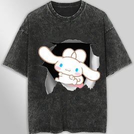 Cinnamoroll tee shirt - Cute funny graphic tees - Unisex wide sleeve style - Lusy Store LLC