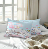 Cinnamoroll Twill Weave Bedding Set Machine Washable - Lusy Store LLC