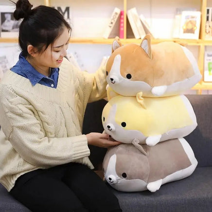 Cuddly Corgi Plush Toy - Lusy Store LLC