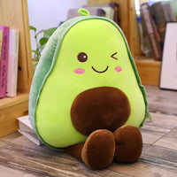 Cute 3D Avocado Stuffed Plush Toy - Lusy Store LLC