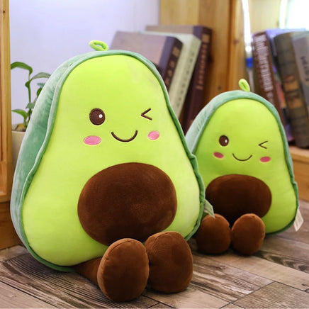 Cute 3D Avocado Stuffed Plush Toy - Lusy Store LLC