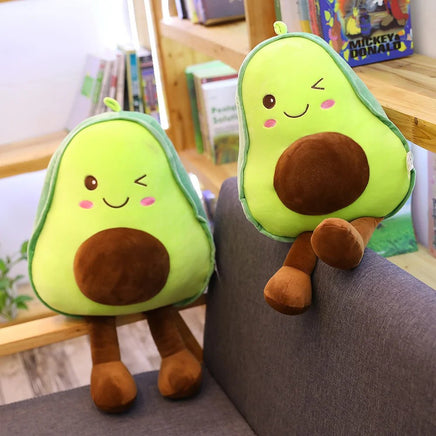 Cute 3D Avocado Stuffed Plush Toy - Lusy Store LLC