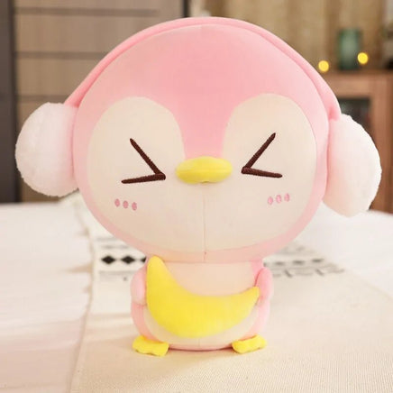 Cute Penguin Plush Doll with Headphones - 20 - 55CM - Lusy Store LLC