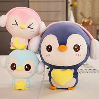 Cute Penguin Plush Doll with Headphones - 20 - 55CM - Lusy Store LLC