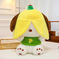 Cute Pochacco Plush Big Ear Dog Cartoon Plushies Soft Stuffed Girl Bed Sleep Cushion Pillow Gift - Lusy Store LLC