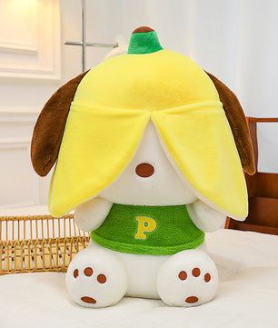 Cute Pochacco Plush Big Ear Dog Cartoon Plushies Soft Stuffed Girl Bed Sleep Cushion Pillow Gift - Lusy Store LLC