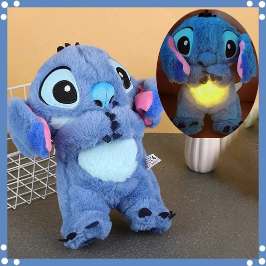 Cute Stitch Plush Doll - Baby Sleeping Companion with Sound Soothing Music - Perfect Gift for Kids - Lusy Store LLC