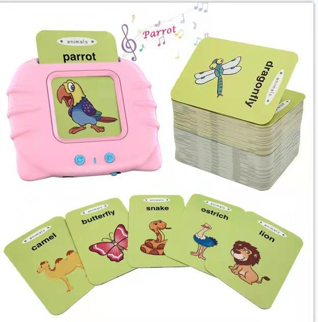 Smart English Learning Card for Kids - Interactive Early Education Tool with 224 Audiobooks