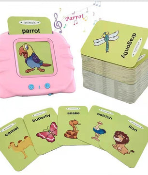 Smart English Learning Card for Kids - Interactive Early Education Tool with 224 Audiobooks