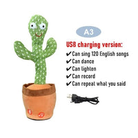 Dancing Cactus Electronic Plush Toys - Lusy Store LLC