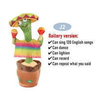 Dancing Cactus Electronic Plush Toys - Lusy Store LLC