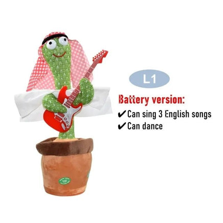 Dancing Cactus Electronic Plush Toys - Lusy Store LLC