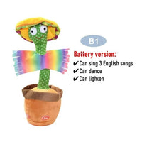 Dancing Cactus Electronic Plush Toys - Lusy Store LLC