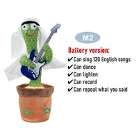 Dancing Cactus Electronic Plush Toys - Lusy Store LLC