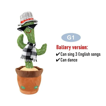 Dancing Cactus Electronic Plush Toys - Lusy Store LLC