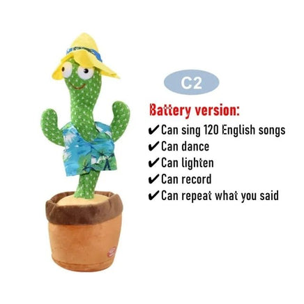 Dancing Cactus Electronic Plush Toys - Lusy Store LLC