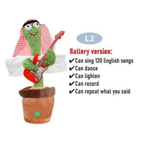 Dancing Cactus Electronic Plush Toys - Lusy Store LLC