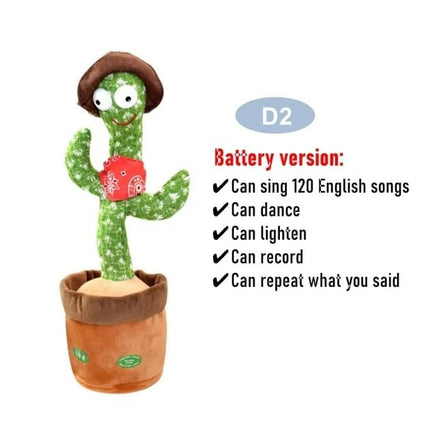 Dancing Cactus Electronic Plush Toys - Lusy Store LLC